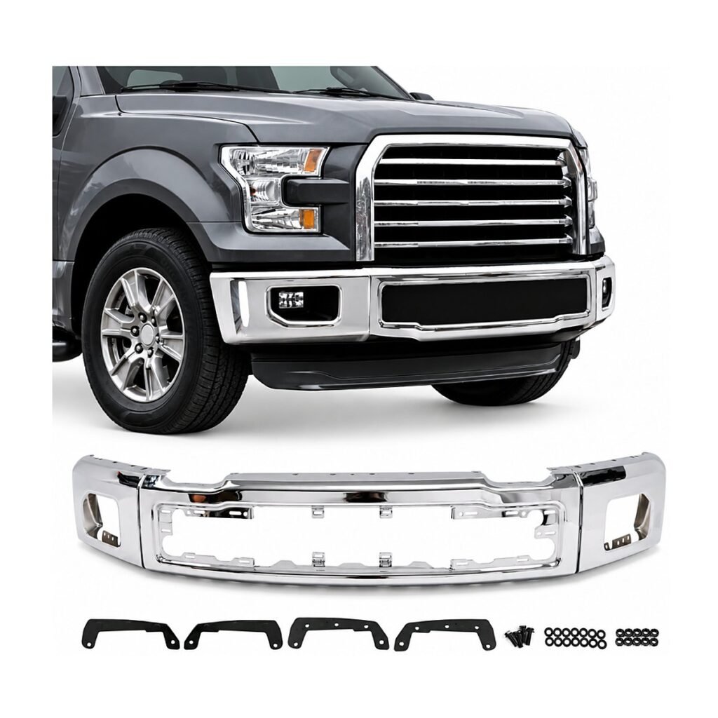 Bómper delantero cromado Ford F-150 Lobo 2015-2017