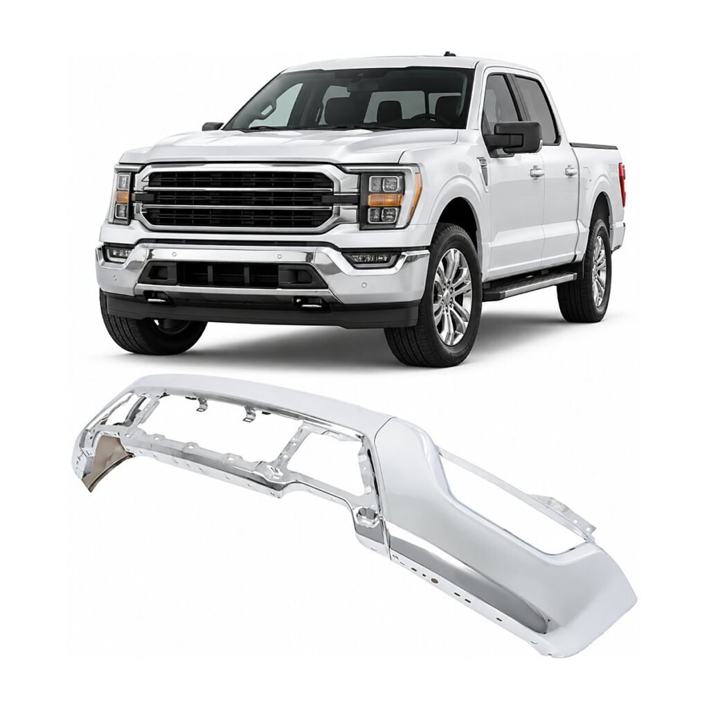 Bómper delantero cromado Ford F-150 Lobo 2021-2023