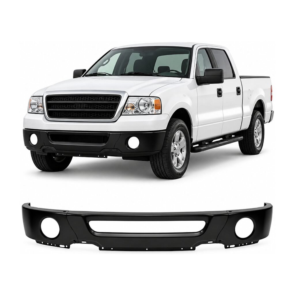 Bómper delantero negro Ford F-150 Lobo 2004-2008