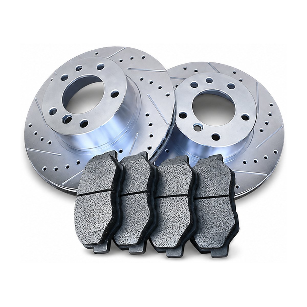 Discos perforados ranurados y pastillas Ford F-150 Bronco 1992-1996