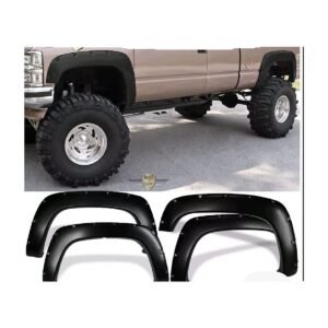 Extensiones de guardabarros negras (4 piezas) Chevrolet Silverado Cheyenne 1988-1998