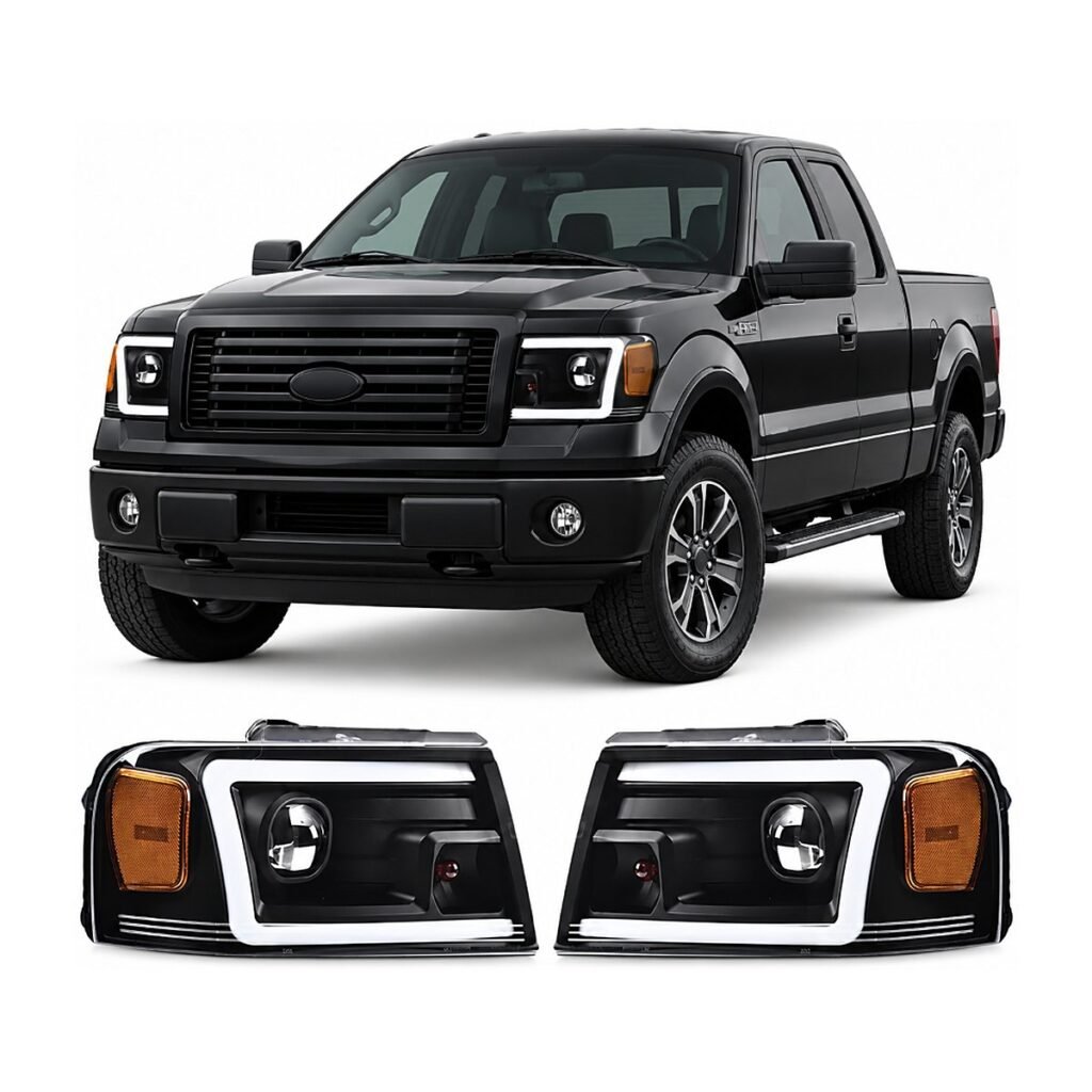 Farolas con proyector diseño 2 Ford F-150 Lobo 2004-2008