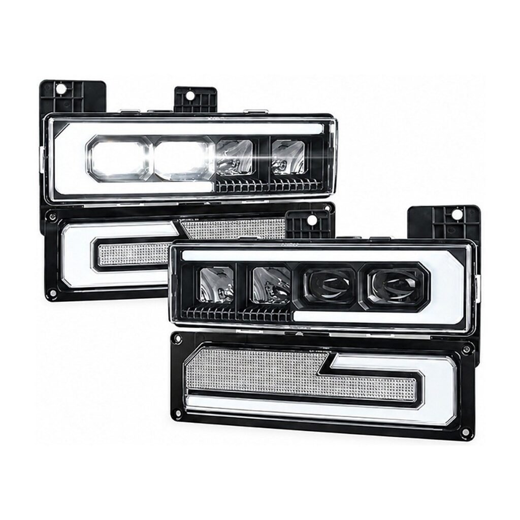 Farolas Transformer LED Chevrolet Silverado Cheyenne 1988-1998