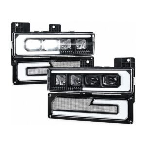 Farolas Transformer LED Chevrolet Silverado Cheyenne 1988-1998