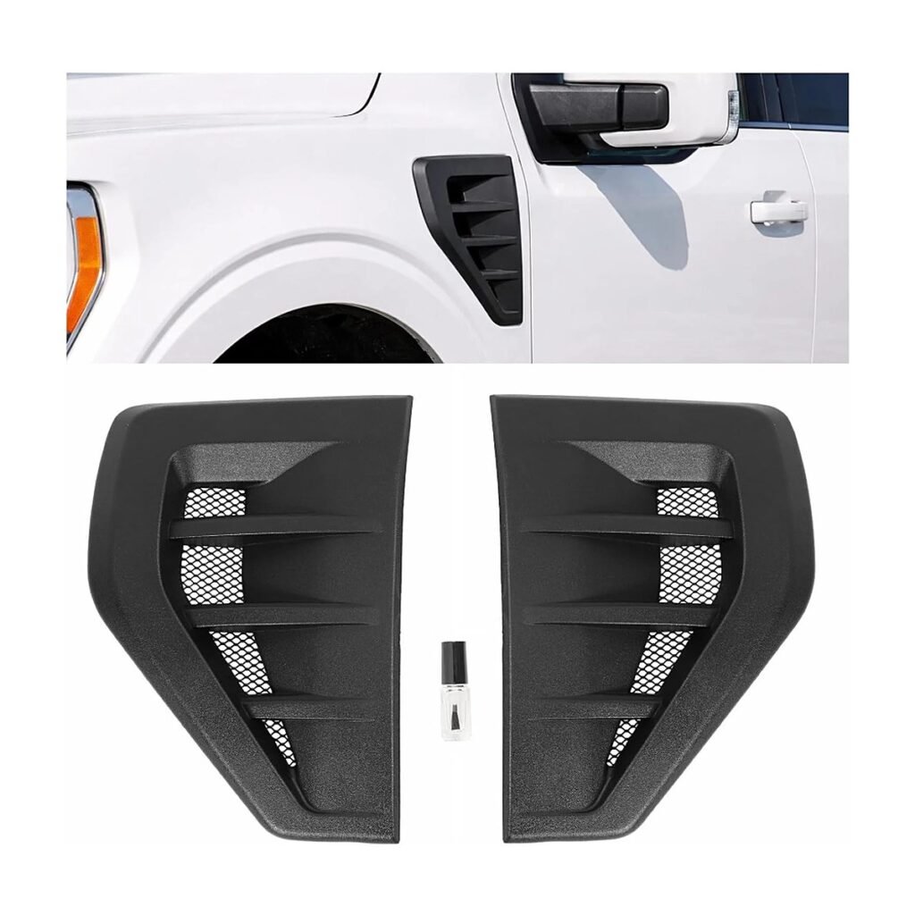 Rejillas laterales guardabarro negras Ford F-150 Lobo 2021-2023